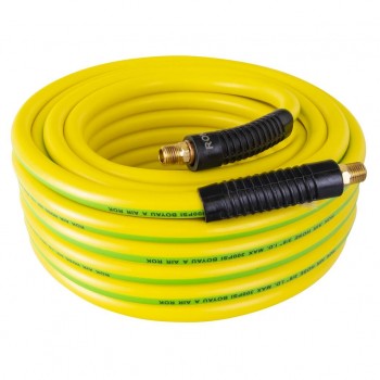 ROK Boyau à air hybride 3/8 po x 50 pi - Jaune et Vert
